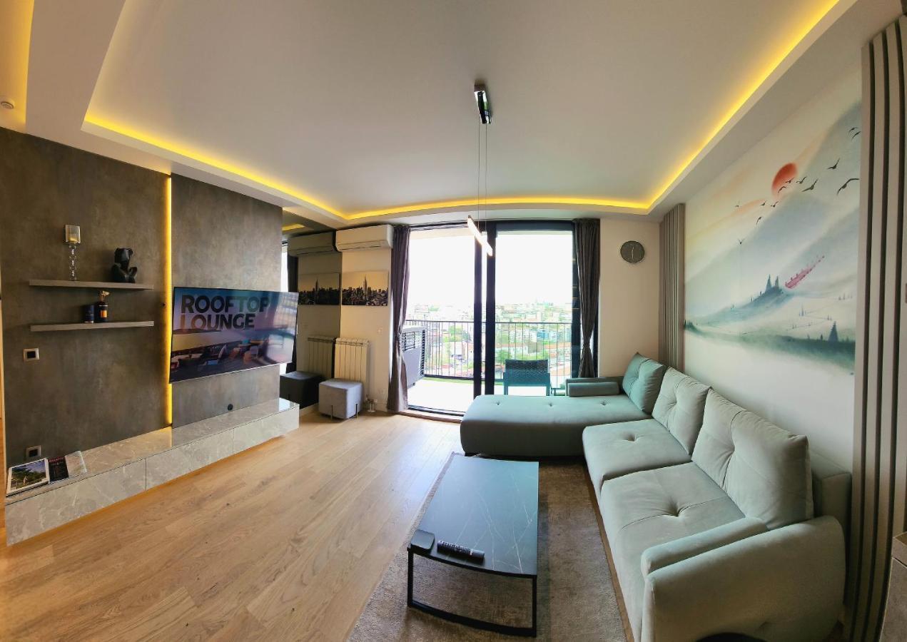 Belgrade Waterfront 16Th Fl Lux Apt. W/ City View Bagian luar foto