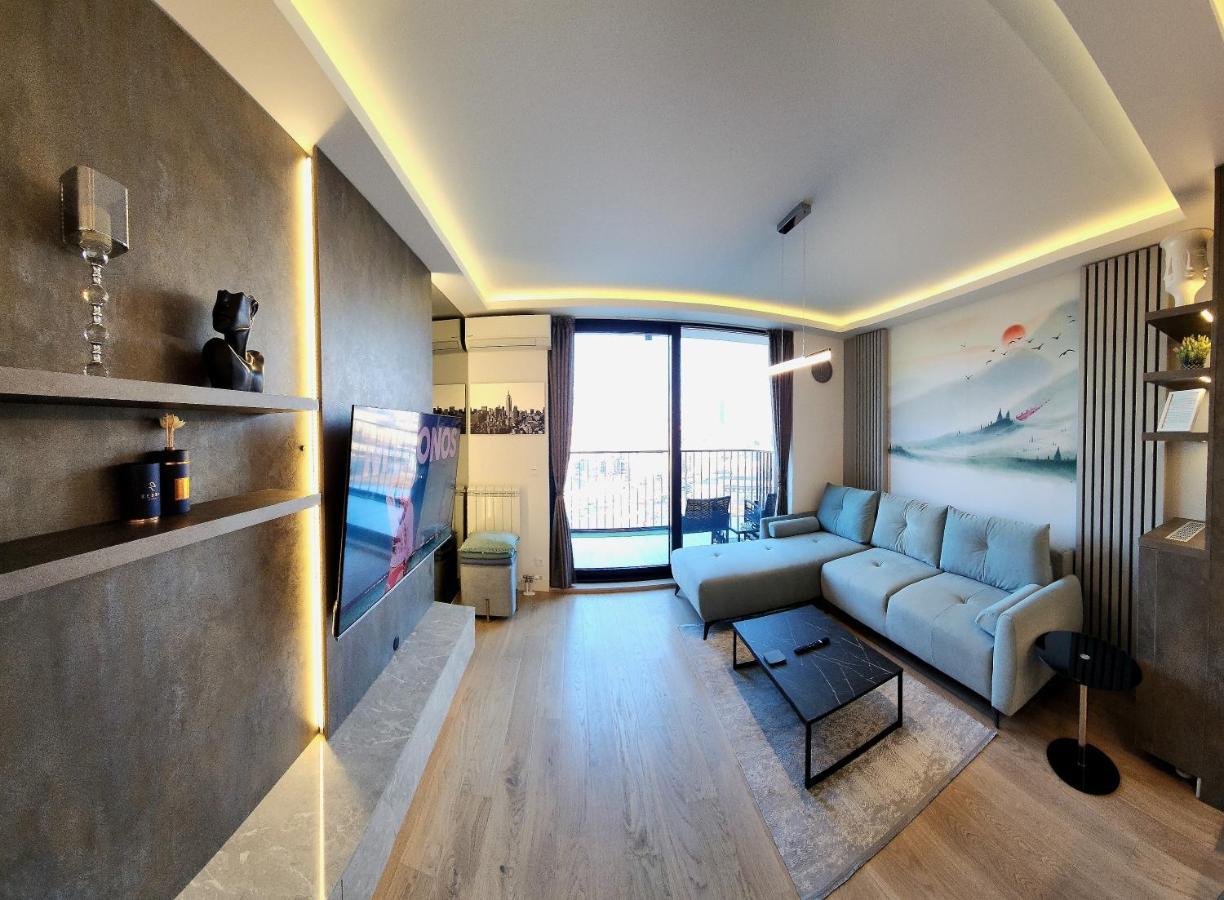 Belgrade Waterfront 16Th Fl Lux Apt. W/ City View Bagian luar foto