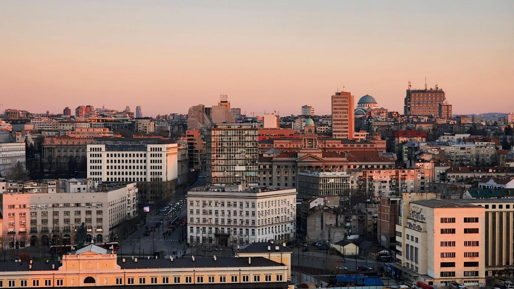 Belgrade Waterfront 16Th Fl Lux Apt. W/ City View Bagian luar foto